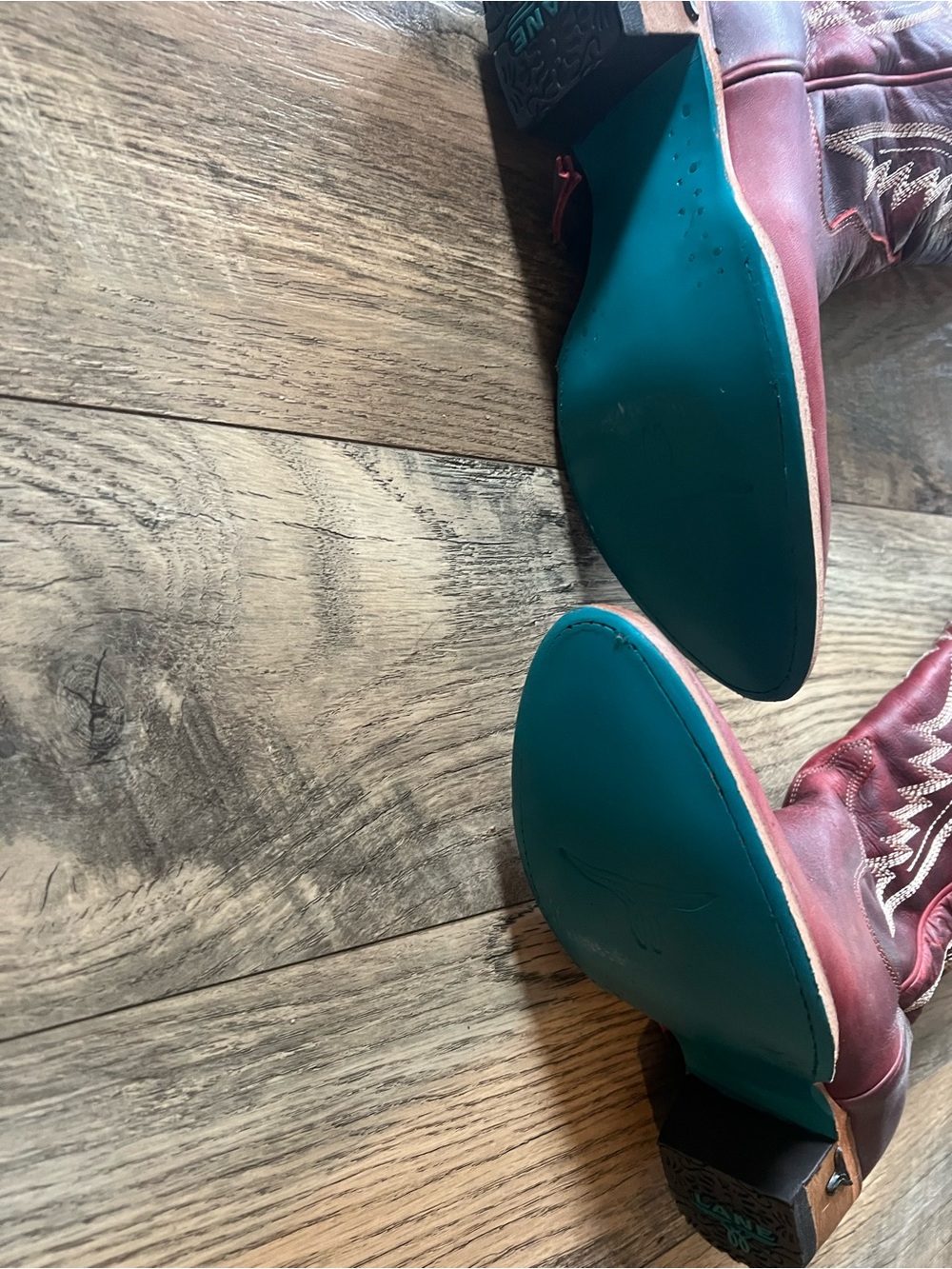 Lane Monica smoldering ruby size 8 cowboy boots! - Picture 6 of 17